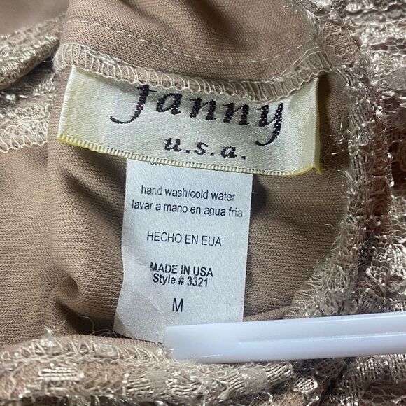 Fanny Vintage 80’s Corset Off The Shoulders Button Down Mocha Size M U.S.A - Picture 7 of 9